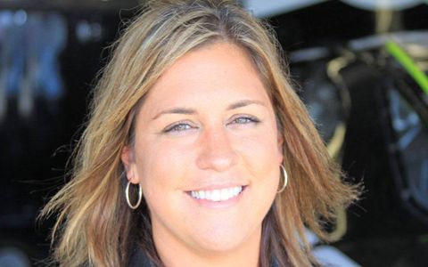 Michelle Theriault was 30th quickest at Daytona with a speed 179.910 mph.