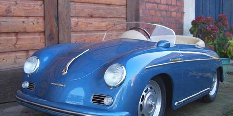 This miniature Porsche 356 Speedster isn't cheap, but we'd sure be jealous of whatever kid on the block was lucky enough to have the keys.