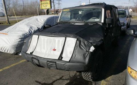 Our spies caught this 4-door Jeep Wrangler in Southern Michigan well in advance of its New York debut in April. Stay tuned to AutoWeek.com for more news on the latest Wrangler and other future sheetmetal.