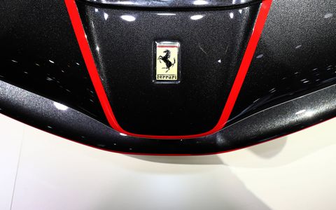Ferrari showed off its limited edition Ferrari LaFerrari Aperta in Paris.