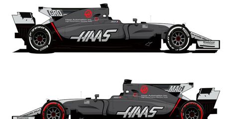 The HaasF1 team will debut a new paint scheme next weekend for the Monaco Grand Prix.