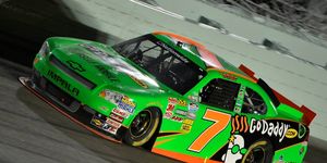 Danica Patrick first raced in NASCAR in the No. 7 with sponsorship from GoDaddy.
