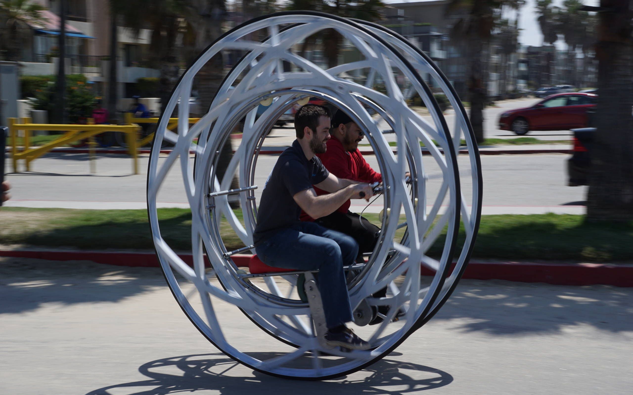 hamster ball bike