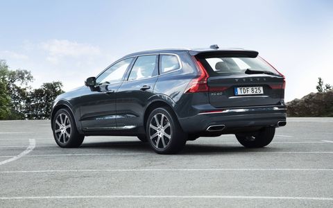The Volvo XC60 T6 AWD features a turbo and supercharged 2.0-liter I4.