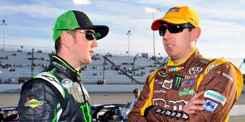 Some people are predicting big things for Kurt Busch, left, and Kyle Busch in the NASCAR Sprint Cup Series this year.