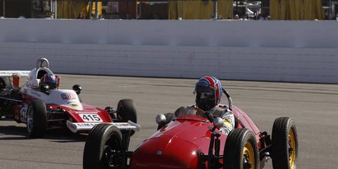 The famous Nardi takes a lap around Daytona International Speedway.