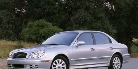 A 2002 Hyundai Sonata is for sale on Craigslist.