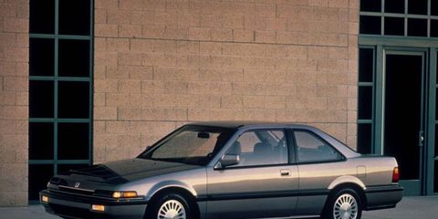 Honda debuted the Accord coupe at the 1988 Chicago Auto Show.