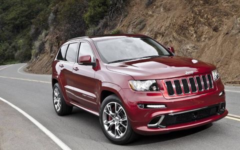 The 2013 Jeep Grand Cherokee SRT8 is offered in two special-edition packages, the Alpine and the Vapor.