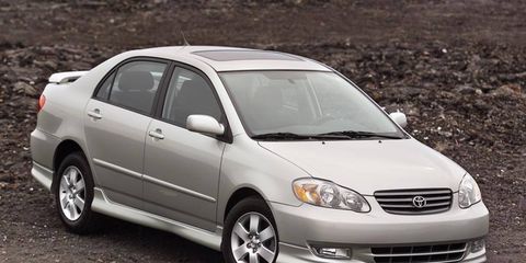 2003 and 2004 Toyota Corollas, and 2006 through 2012 Lexus IS models are affected by the recall.