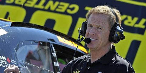 Rusty Wallace was inducted to the NASCAR Hall of Fame on Friday night.