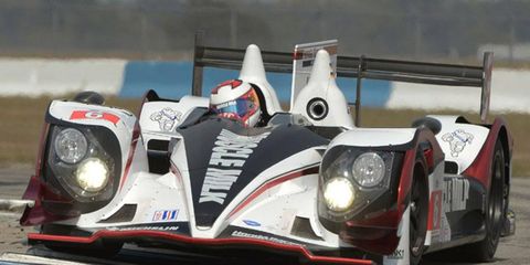 Lucus Luhr was quickest in an American Le Mans Series test session at Sebring, Fla., on Thursday.