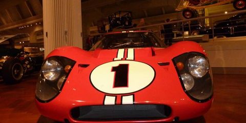 Dan Gurney and A.J. Foyt drove this GT40 to victory in 1967 at 24 Hours of Le Mans.