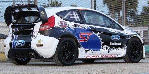 Two-time defending RallyCross champion Tanner Foust will drive the Ford Fiesta ST race car this year.