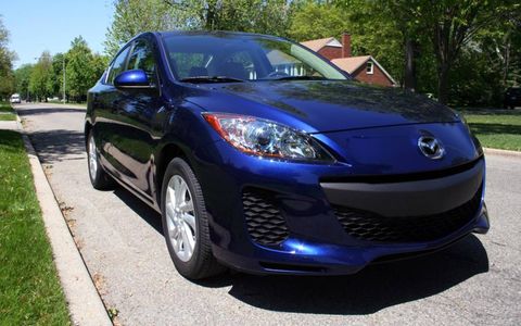 Fuel economy for our long-term Mazda 3 i Touring is 28 mpg in the city and 40 mpg on the highway.
