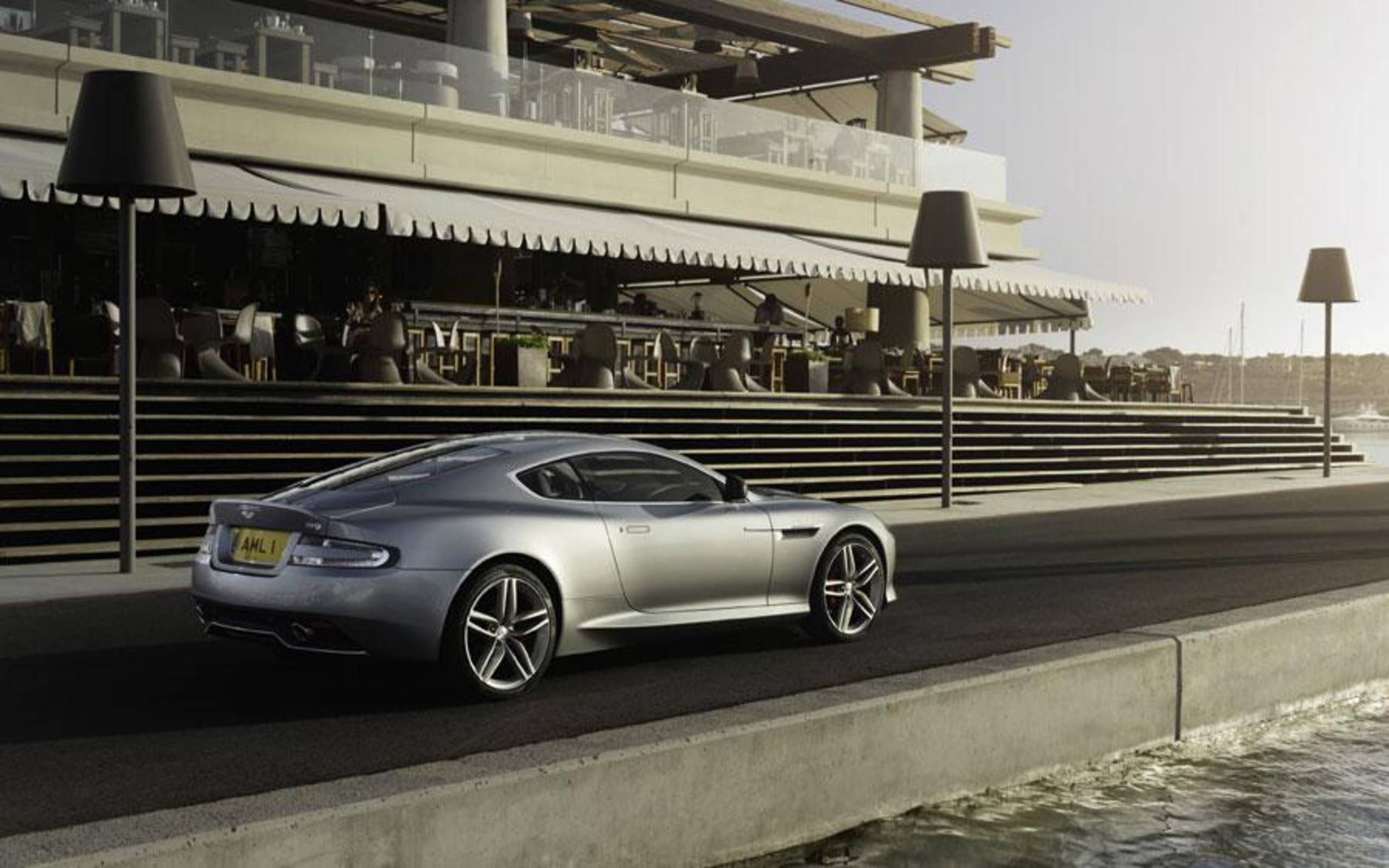 Wallpaper Aston Martin, Auto, Road, Machine, Grey, Asphalt, Silver, DB9 for  mobile and desktop, section aston martin, resolution 1920x1200 - download