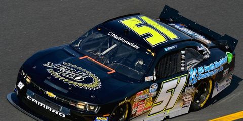 NASCAR Nationwide Series driver Jeremy Clements, shown here at Daytona International Speedway, has been suspended indefinitely by the series.