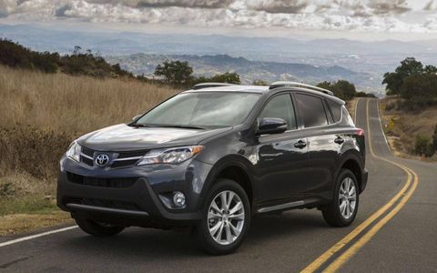 The 2013 Toyota RAV4 is redesigned to compete with popular small SUVs such as the Honda CR-V and Ford Escape.