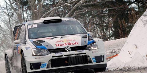 Sebastien Ogier leads the World Rally Championship standings after two races. The series is in Mexico this week.