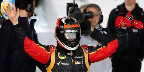Kimi R&auml;ikk&ouml;nen captured his 20th career Formula One race victory on Sunday.