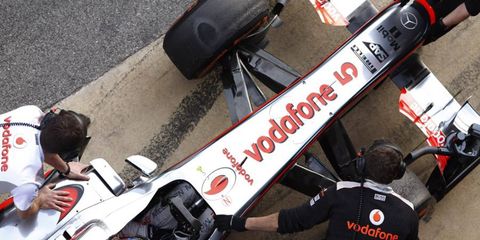 2013 will be the last season that Vodafone will be a sponsor of McLaren. The team announced Thursday they were parting with the sponsor.