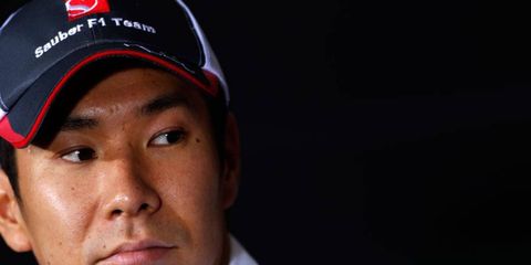 Kamui Kobayashi drove for the Sauber F1 team in Formula One last season.