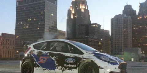 Ford unveiled its Fiesta ST in Detroit. The car will compete in the Global Rallcross Championship.