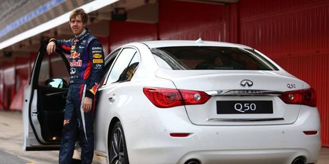 Three-time Formula One champion Sebastian Vettel is taking on a more visible role with Infiniti.