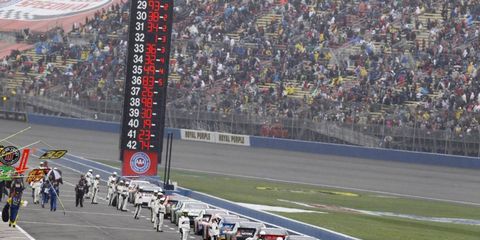 Only 43 teams have signed up to participate in this weekend's Sprint Cup race in Fontana.