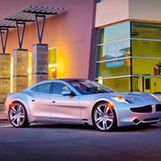 The Fisker Karma hybrid uses a lithium-ion battery pack.