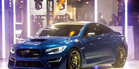 Cool surprises like Subaru's WRX Concept are what makes attending auto shows so much fun.