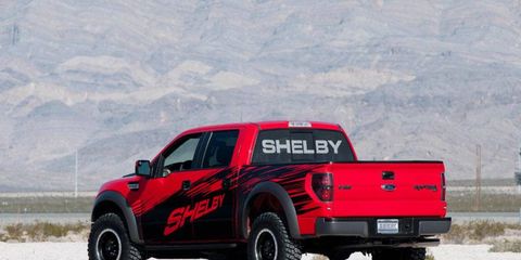 Shelby American president John Luft said the truck was created to conquer any terrain with &#8220;serious velocity.&#8221;