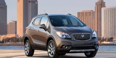 The 2013 Buick Encore is being recalled for a problem with the steering wheel.