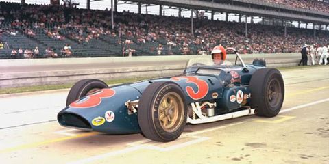 Art Malone, driving his Novi car in 1964, died on Friday at the age of 76.