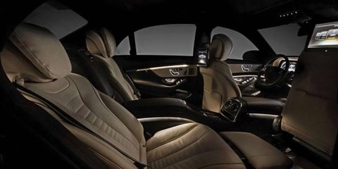 A moody photo only reveals so much, so we're glad we had the chance to get up close and personal with the 2014 Mercedes-Benz S-class interior.
