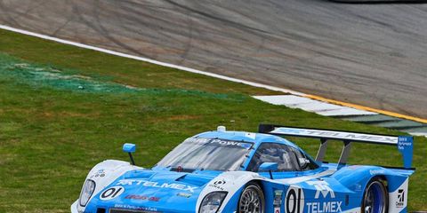 Scott Pruett and Memo Rojas will start from the pole for Saturday's Grand-Am race.