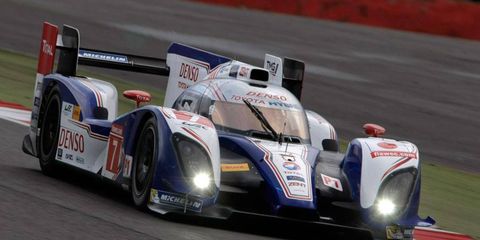 The No. 7 Toyota TS030 Hybrid driven by Nicolas Lapierre and Alex Wurz will start the six-hour race at Silverstone on Sunday from the pole.