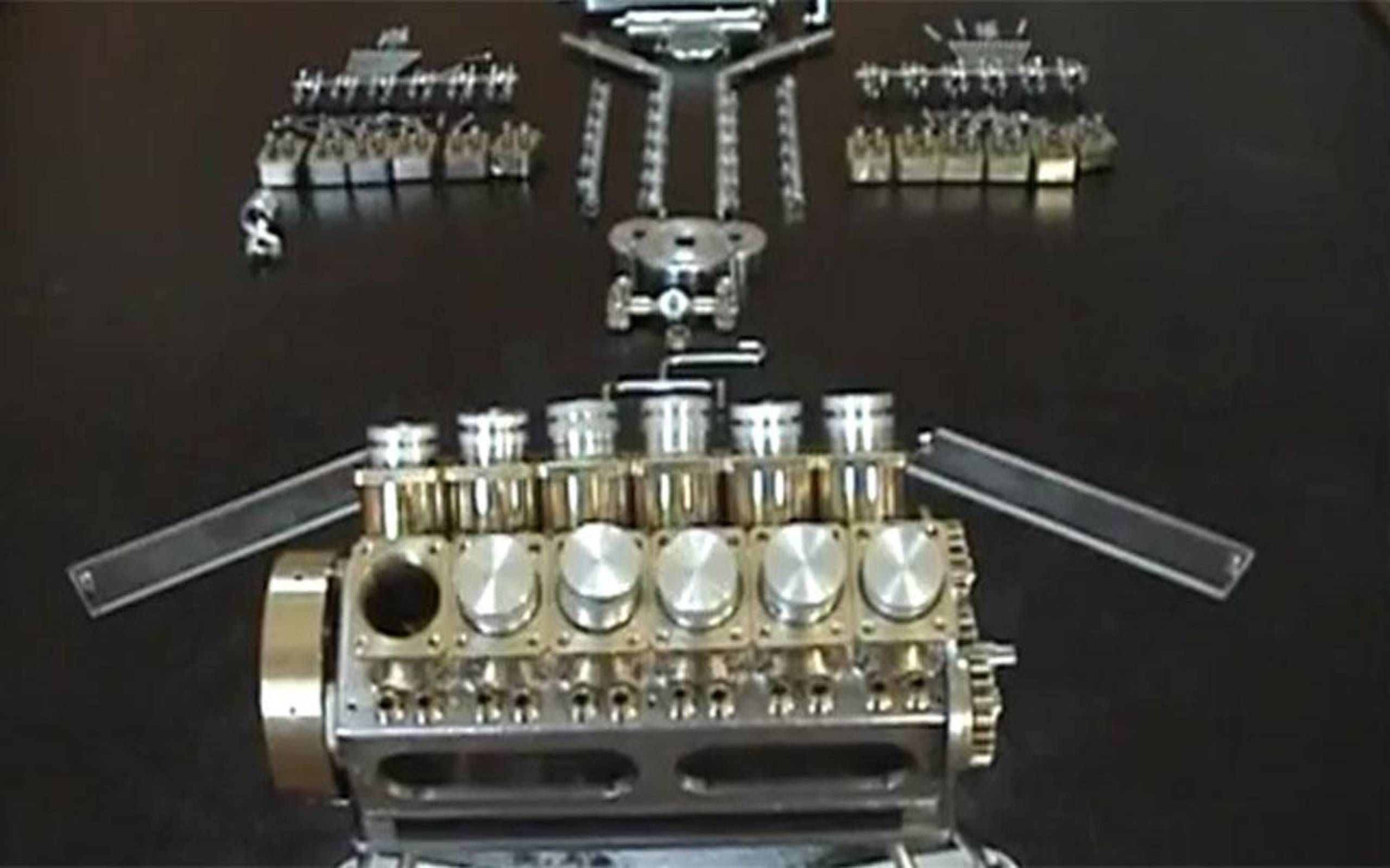 Miniature cheap v12 engine