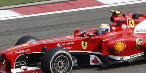Felipe Massa was the fastest driver in the first practice for the Chinese Grand Prix on Friday.