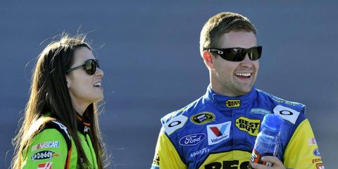 Danica Patrick and Ricky Stenhouse Jr. are two of the three NASCAR Sprint Cup drivers who allowed their iPhone home screens to be revealed.