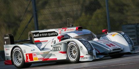 The Audi R18 will sport a new-look rear-wing aero package for Spa. Audi is hoping to use that package at this year's 24 Hours of Le Mans.
