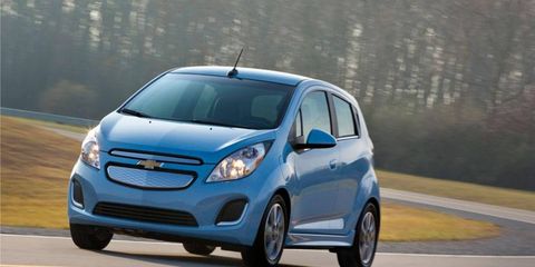 The 2014 Chevrolet Spark EV will have an EPA-rated range of 82 miles when fully charged.