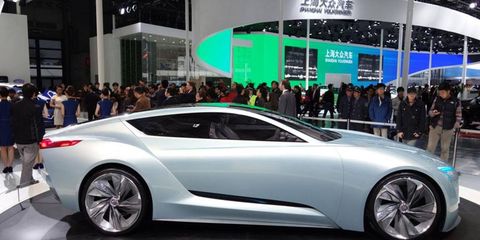 Buick introduced the Riviera concept in Shanghai.