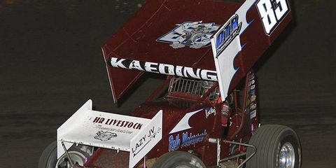 Tim Kaeding won his third World of Outlaws race on Saturday in Indiana.