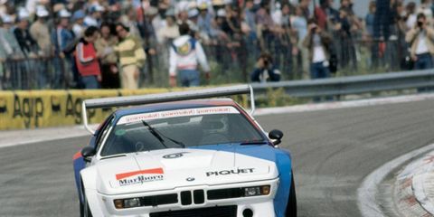 Nelson Piquet drove a BMW M1 Procar as a race taxi in 2002 for the BMW M3 DTM.