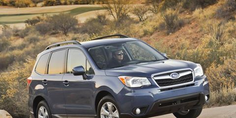The 2014 Subaru Forester earned Top Safety Pick+ accolades by scoring a "good" rating on the new small overlap test.