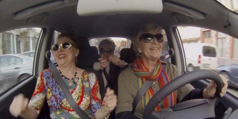 A Belgian car-sharing company uses dancing grandmas in their latest advertisement.