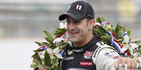 Tony Kanaan won the 97th running of the Indy 500 over the weekend, and he got a little extra luck from a fan.