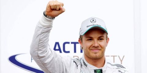 Mercedes driver Nico Rosberg make it three poles in a row on Saturday at Monaco.