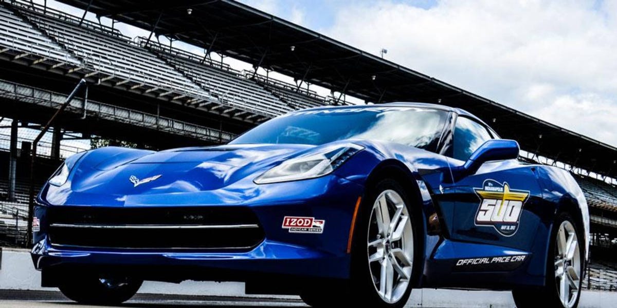 Jim Harbaugh to drive Chevrolet Corvette Stingray pace car at Indy 500 Jim Harbaugh to drive Chevrolet Corvette Stingray pace car at Indy 500